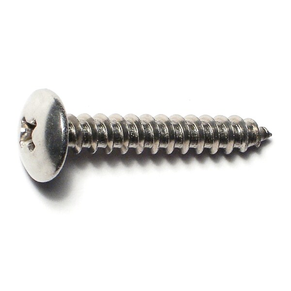 Midwest Fastener Sheet Metal Screw, #10 x 1-1/4 in, 18-8 Stainless Steel Truss Head Phillips Drive, 100 PK 51764 - main